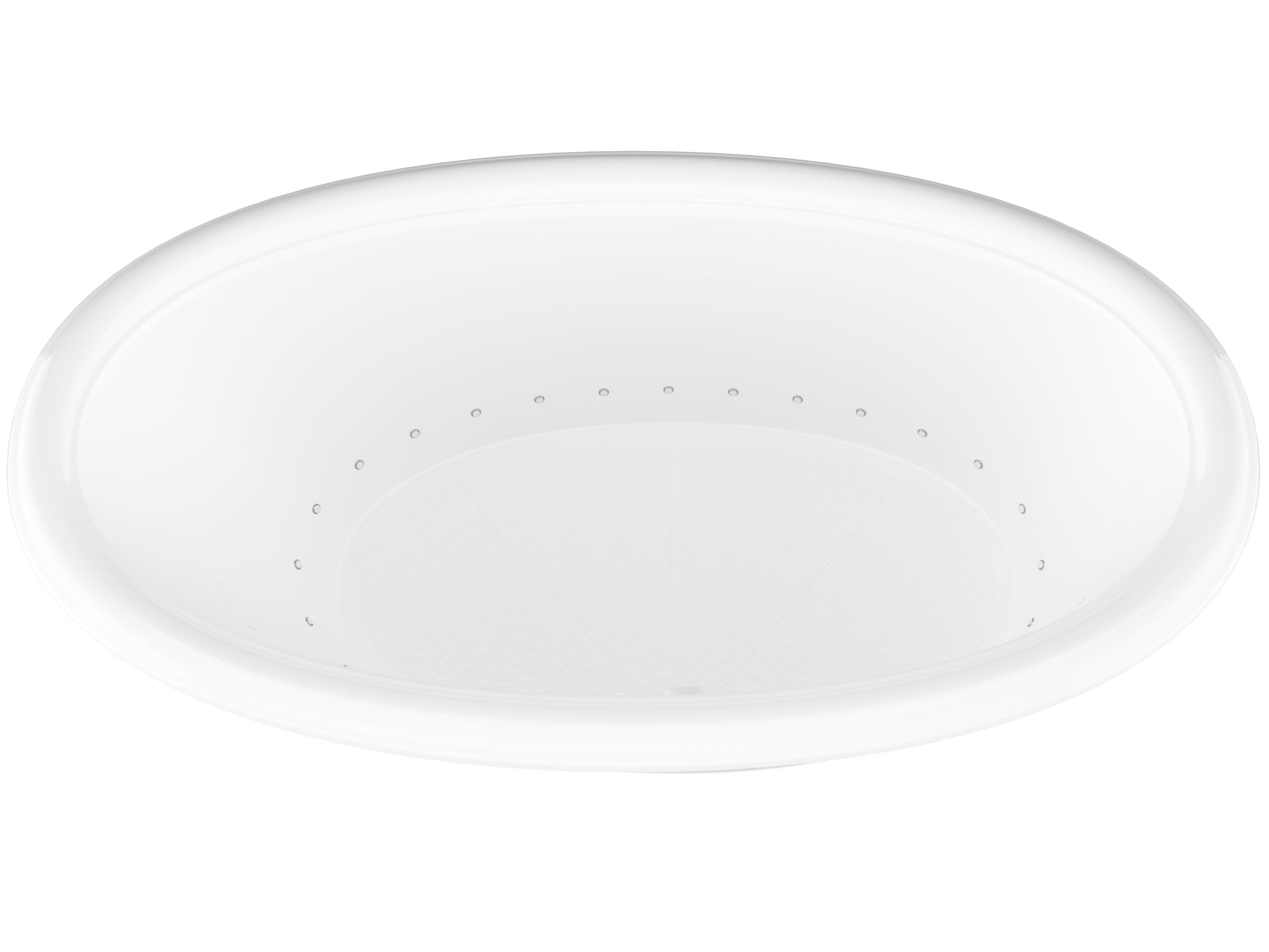 Atlantis Whirlpools Petite 44 x 78 Oval Air Jetted Bathtub