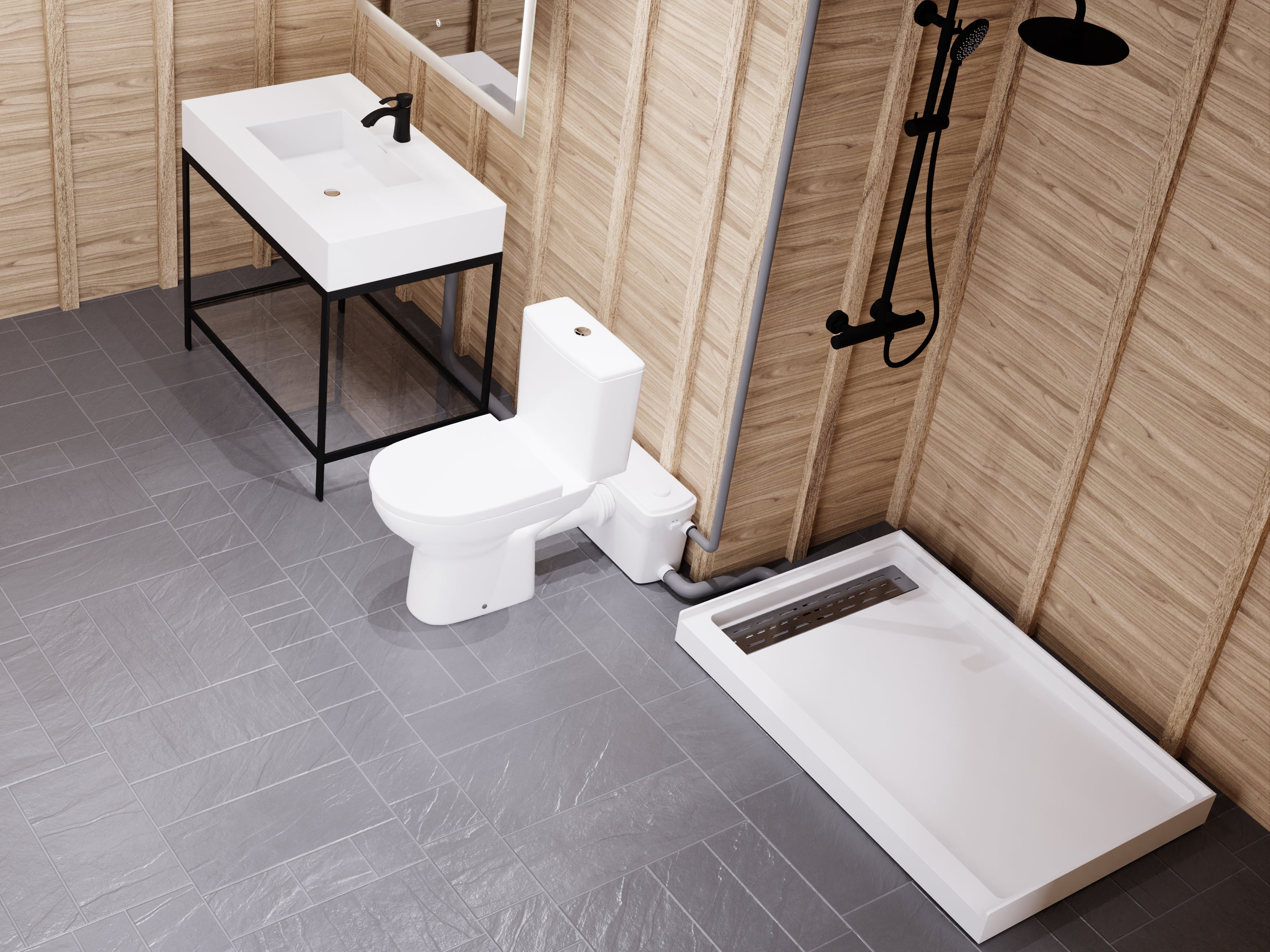 NESSO 0.8-HP 115-Volt Macerator Effluent Pump with High Capacity at a Quiet Decibel