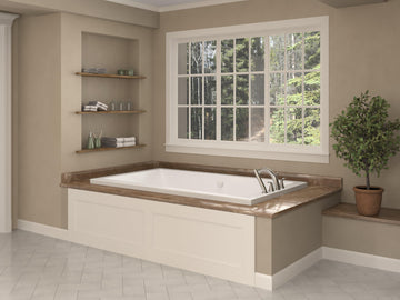 Atlantis Whirlpools Venetian 42 x 72 Rectangular Soaking Bathtub 4272VNCS