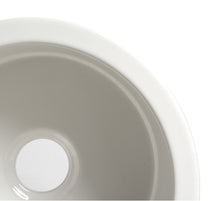 Load image into Gallery viewer, ALFI brand ABF1818R-W White Round 18&quot; x 18&quot; Undermount / Drop In Fireclay Prep Sink