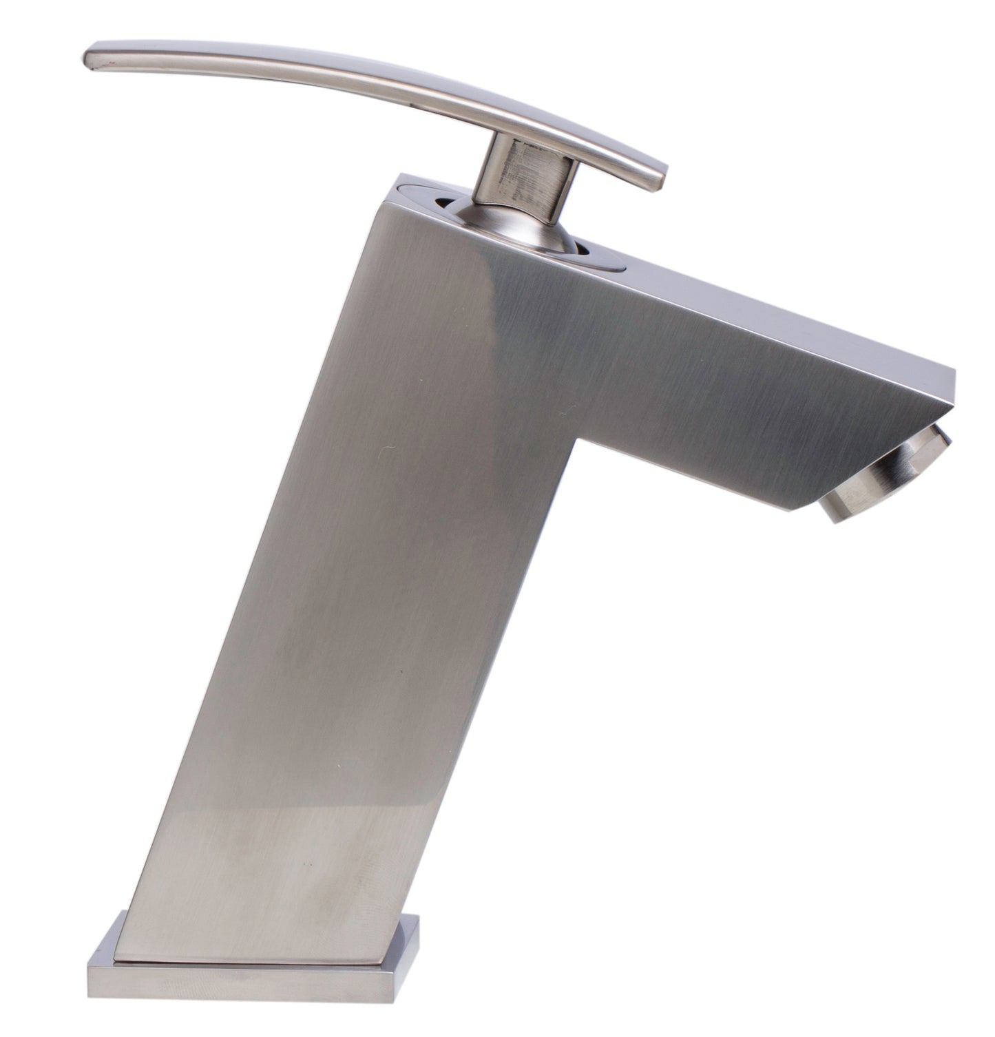 ALFI brand AB1628-BN Brushed Nickel Single Lever Bathroom Faucet