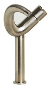 ALFI brand AB1570-BN Tall Wave Brushed Nickel Single Lever Bathroom Faucet