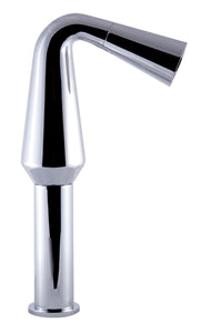 ALFI brand AB1792-PC Polished Chrome Single Hole Tall Cone Waterfall Bathroom Faucet