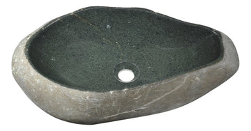 Lovro Vessel Sink in Dark River Stone