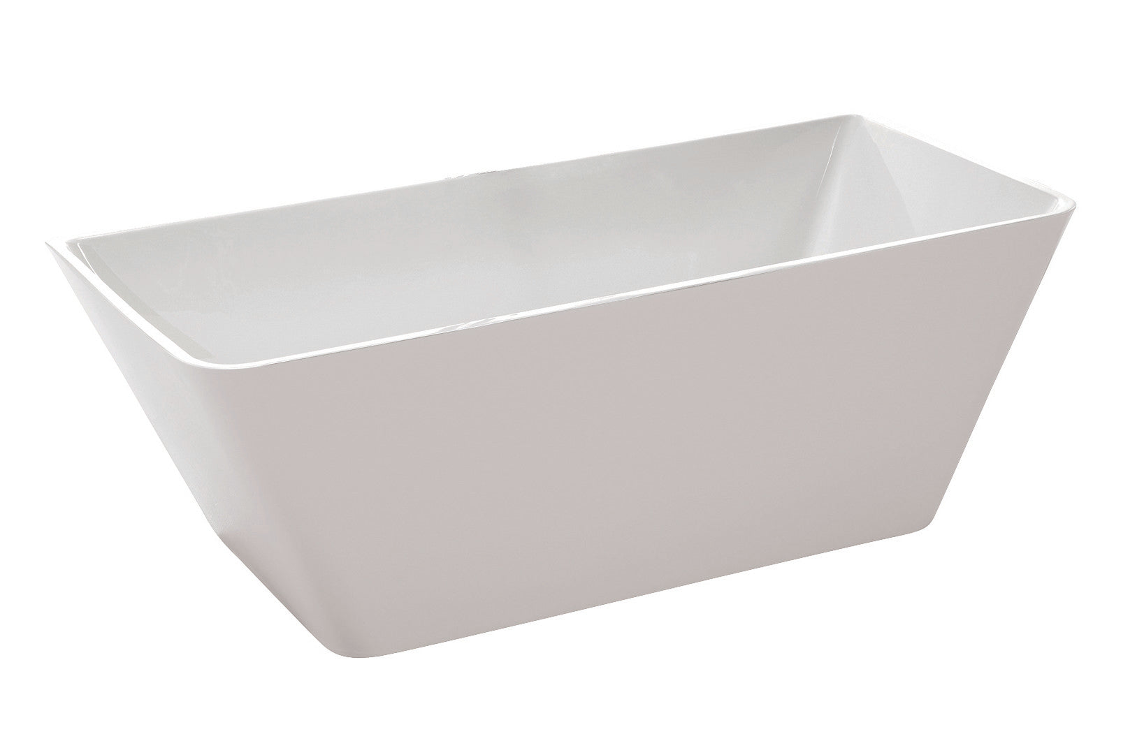 Zenith Series 5.58 ft. Freestanding Bathtub in White