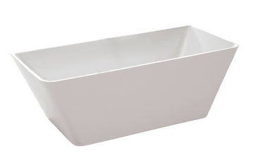 Zenith Series 5.58 ft. Freestanding Bathtub in White