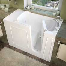 Load image into Gallery viewer, MediTub Walk-In 26 x 53 Right Drain Whirlpool &amp; Air Jetted Walk-In White Bathtub 2653RWD