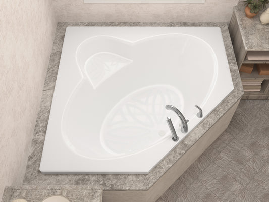 Atlantis Whirlpools Sublime 60 x 60 Corner Soaking Bathtub 6060SS