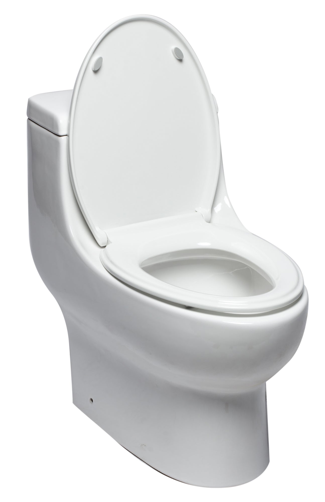 EAGO TB358 Dual Flush One Piece Elongated Ceramic Toilet