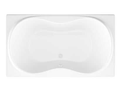 Atlantis Whirlpools Whisper 42 x 72 Rectangular Soaking Bathtub 4272WS