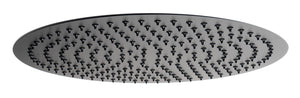 ALFI brand RAIN16R-BM Matte Black Stainless Steel 16" Round Ultra-Thin Rain Shower Head