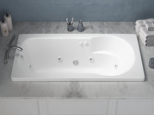 Atlantis Whirlpools Zepher 32 x 60 Rectangular Whirlpool Jetted Bathtub