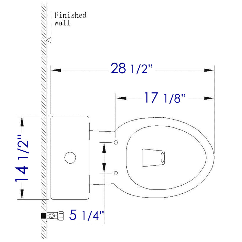 EAGO R-377SEAT Replacement Soft Closing Toilet Seat for TB377