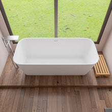 Load image into Gallery viewer, ALFI brand AB2875-BN Brushed Nickel Free Standing Floor Mounted Bath Tub Filler