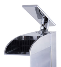 Load image into Gallery viewer, ALFI brand AB1597-PC Polished Chrome Single Hole Tall Waterfall Bathroom Faucet