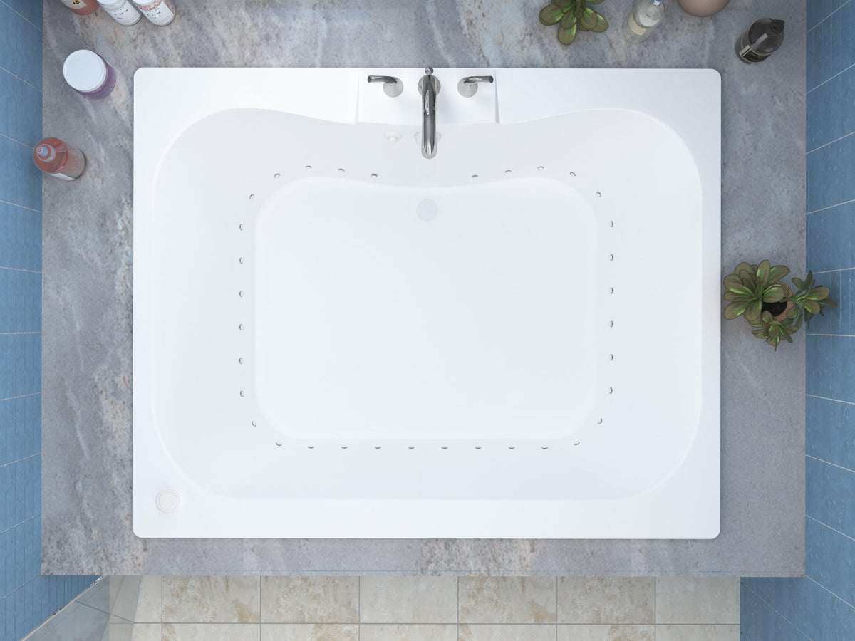 Atlantis Whirlpools Neptune 40 x 60 Rectangular Air Jetted Bathtub