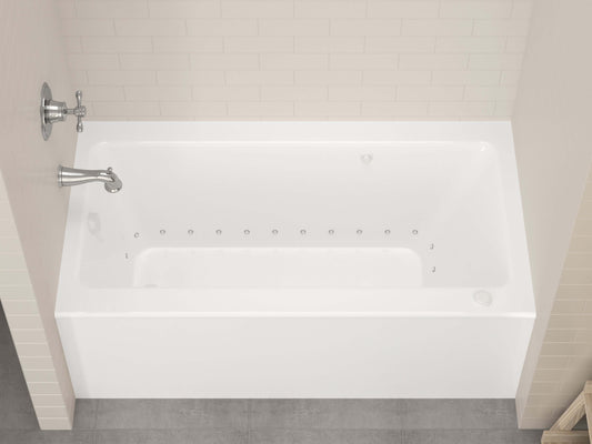 Atlantis Whirlpools Soho 30 x 60 Front Skirted Air Massage Tub side view