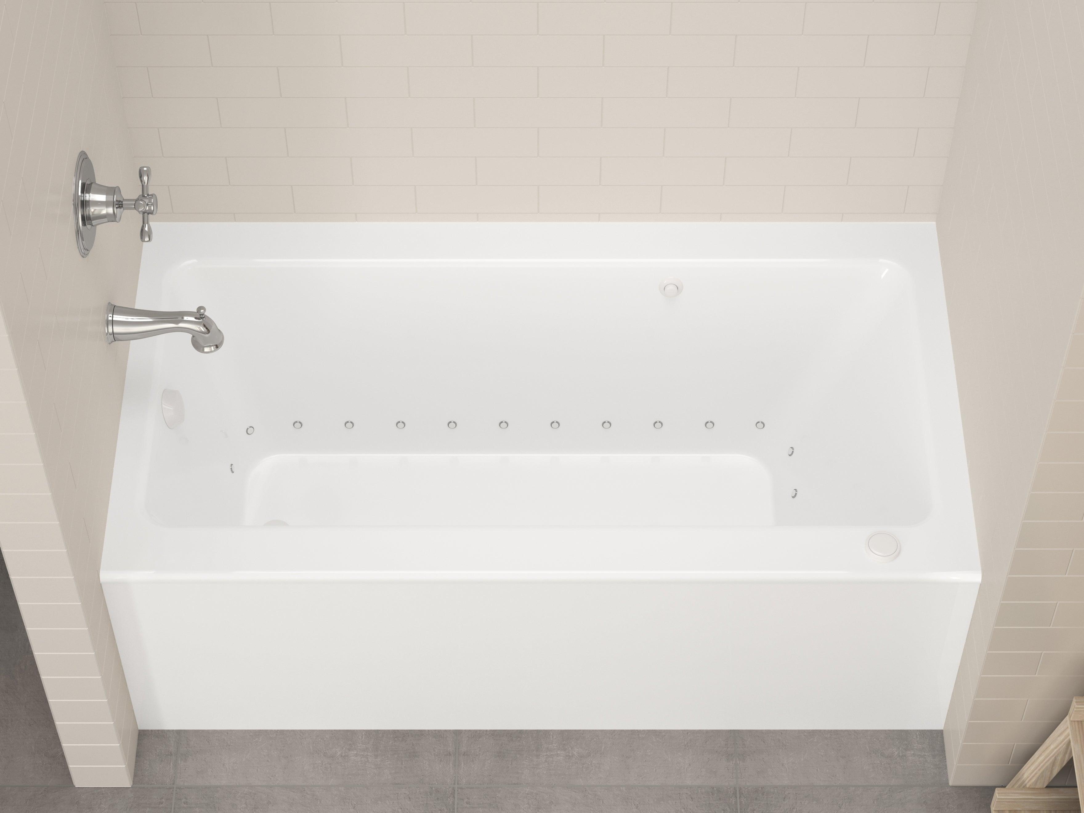 Atlantis Whirlpool Soho 32x60 Front Skirted Air Massage Tub - Acrylic Alcove
