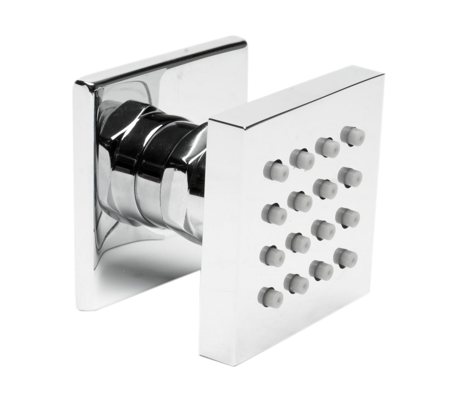 ALFI brand AB3820-PC Polished Chrome 2" Square Adjustable Shower Body Spray