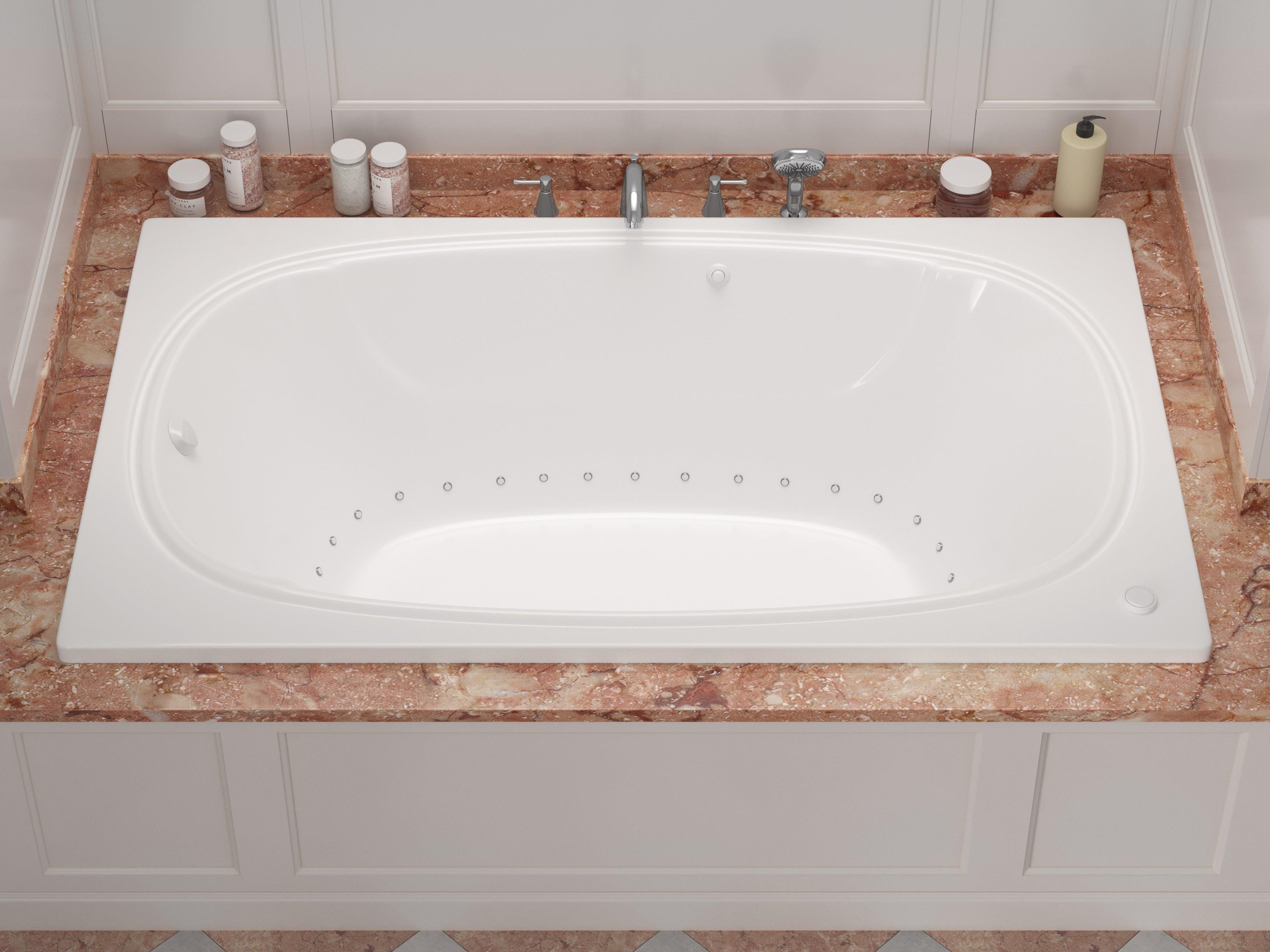 Atlantis Whirlpools Charleston 48 x 72 Rectangular Air Jetted Bathtub