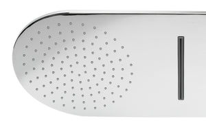 ALFI brand RAIN10RW-PC Polished Chrome 10" Wall-Mounted Square Waterfall Rain Shower Head