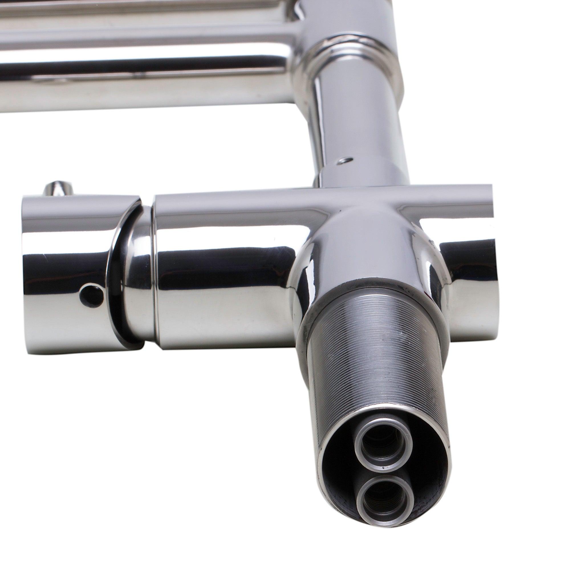 ALFI brand AB2038-PSS Solid Polished Stainless Steel Retractable Single Hole Kitchen Faucet