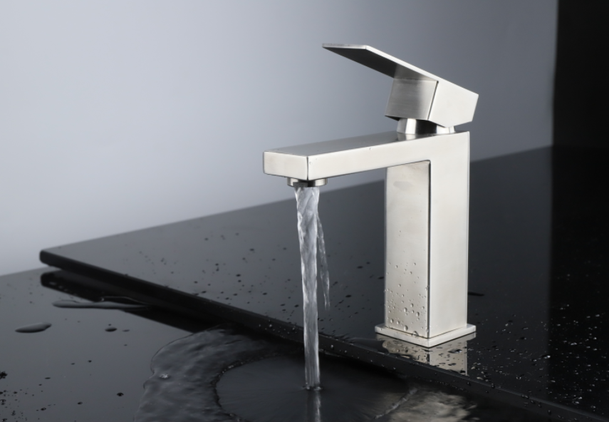 Monte Single Hole Bathroom Faucet in Chrome, Satin Nickel or Gun Metal