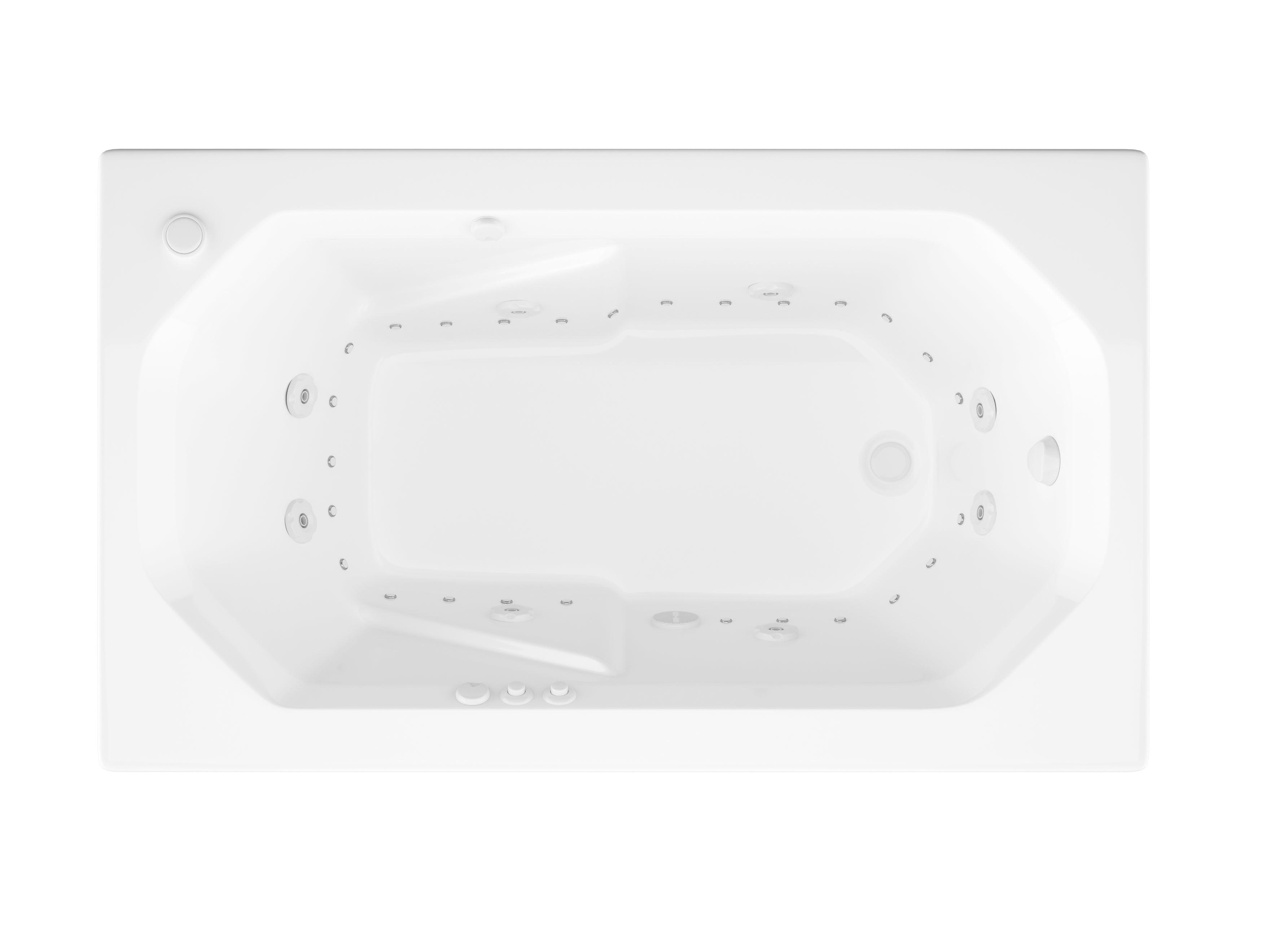 Atlantis Whirlpools Mirage 36 x 60 Rectangular Air & Whirlpool Jetted Bathtub