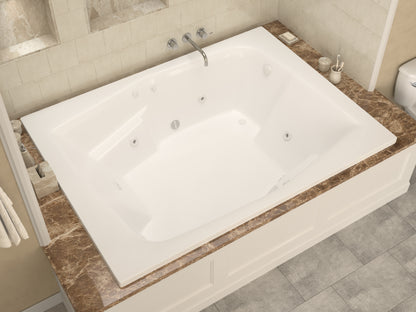 Atlantis Whirlpools Caresse 54 x 72 Rectangular Whirlpool Jetted Bathtub