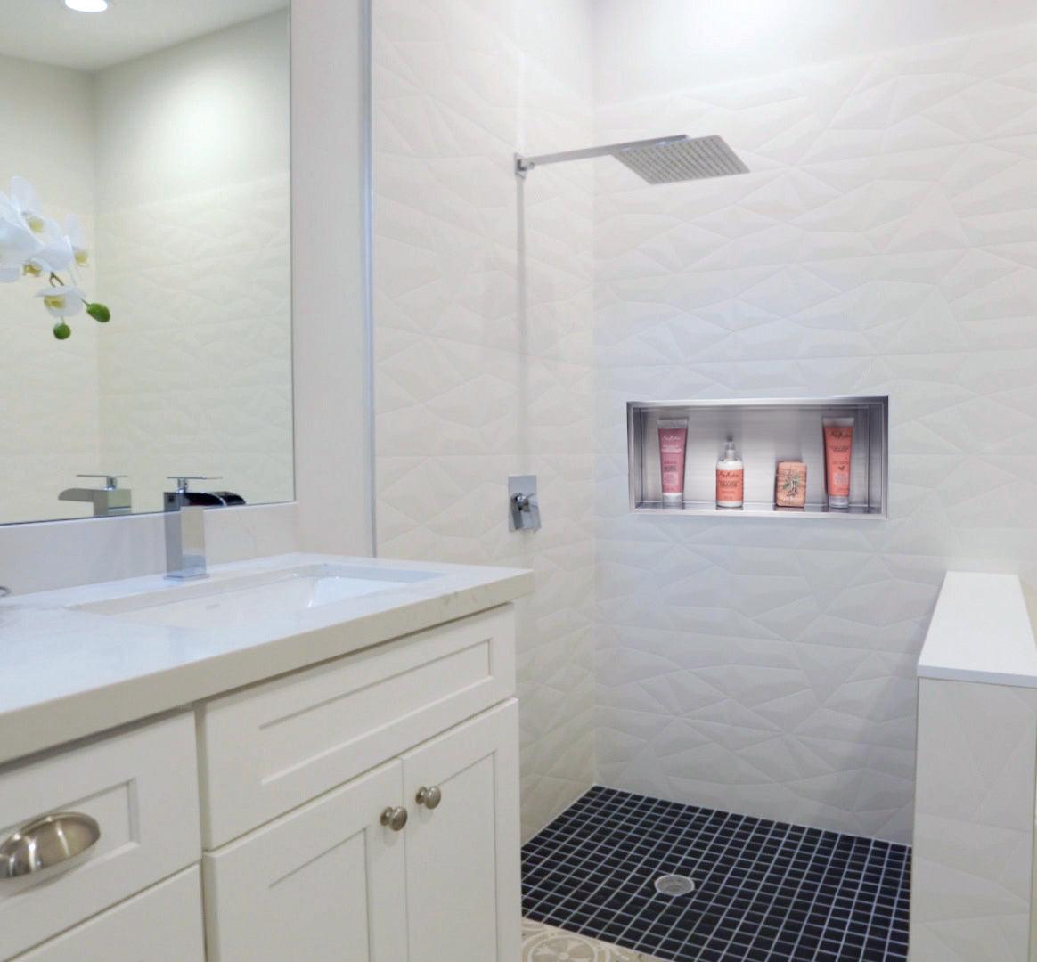 ALFI brand RAIN12S-PSS Solid Polished Stainless Steel 12" Square Ultra Thin Rain Shower Head