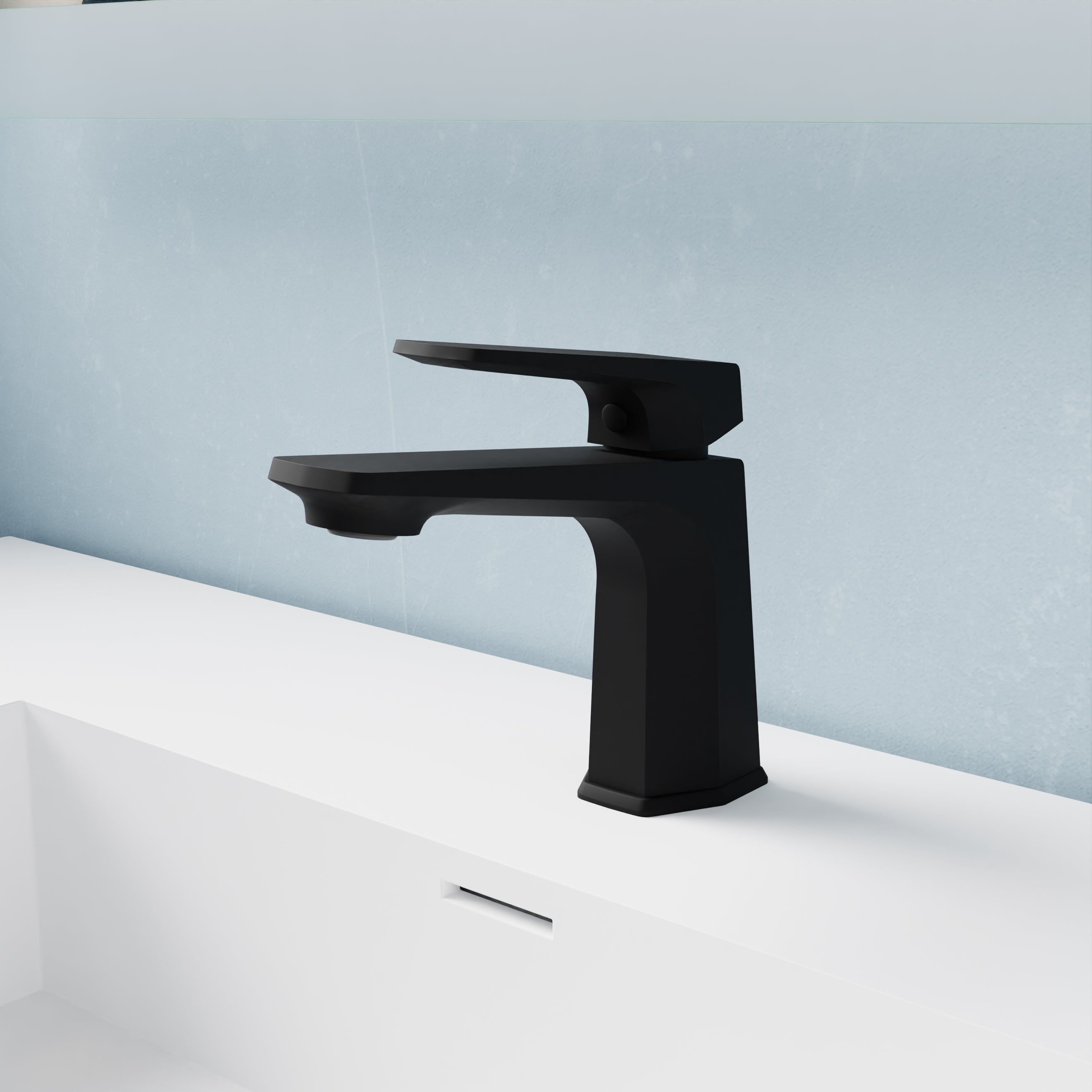 ANZZI Single Handle Single Hole Bathroom Faucet With Pop-up Drain