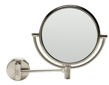 Load image into Gallery viewer, ALFI brand ABM8WR-BN 8&quot; Round Wall Mounted 5x Magnify Cosmetic Mirror