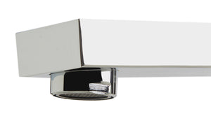 ALFI brand AB2322-PC Polished Chrome Deck Mounted Tub Filler and Square Hand Held Shower Head