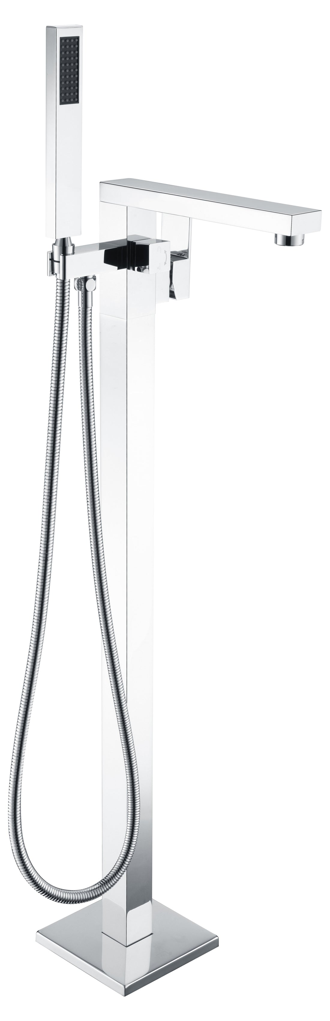 Khone 2-Handle Claw Foot Tub Faucet with Hand Shower