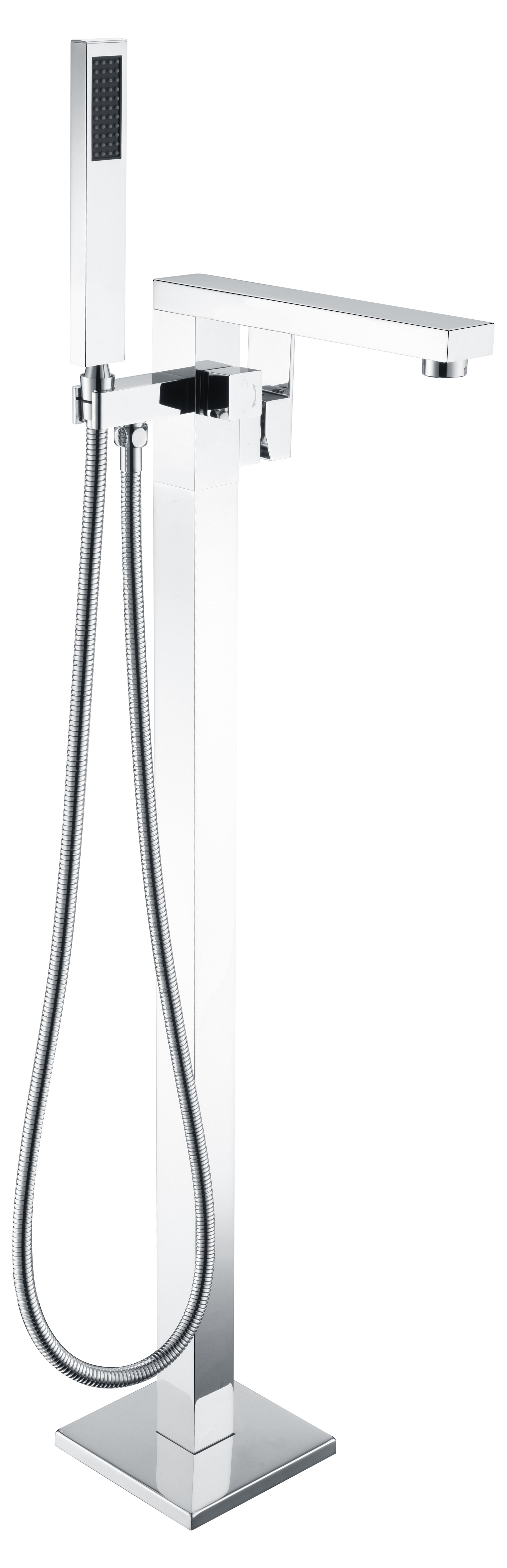 Khone 2-Handle Claw Foot Tub Faucet with Hand Shower