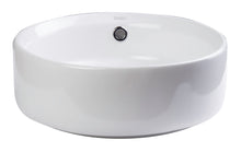 Load image into Gallery viewer, EAGO BA129  16&quot; Round Ceramic Above Mount Bathroom Basin Vessel Sink