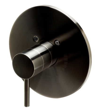 ALFI brand AB1601-BN Brushed Nickel Pressure Balanced Round Shower Mixer