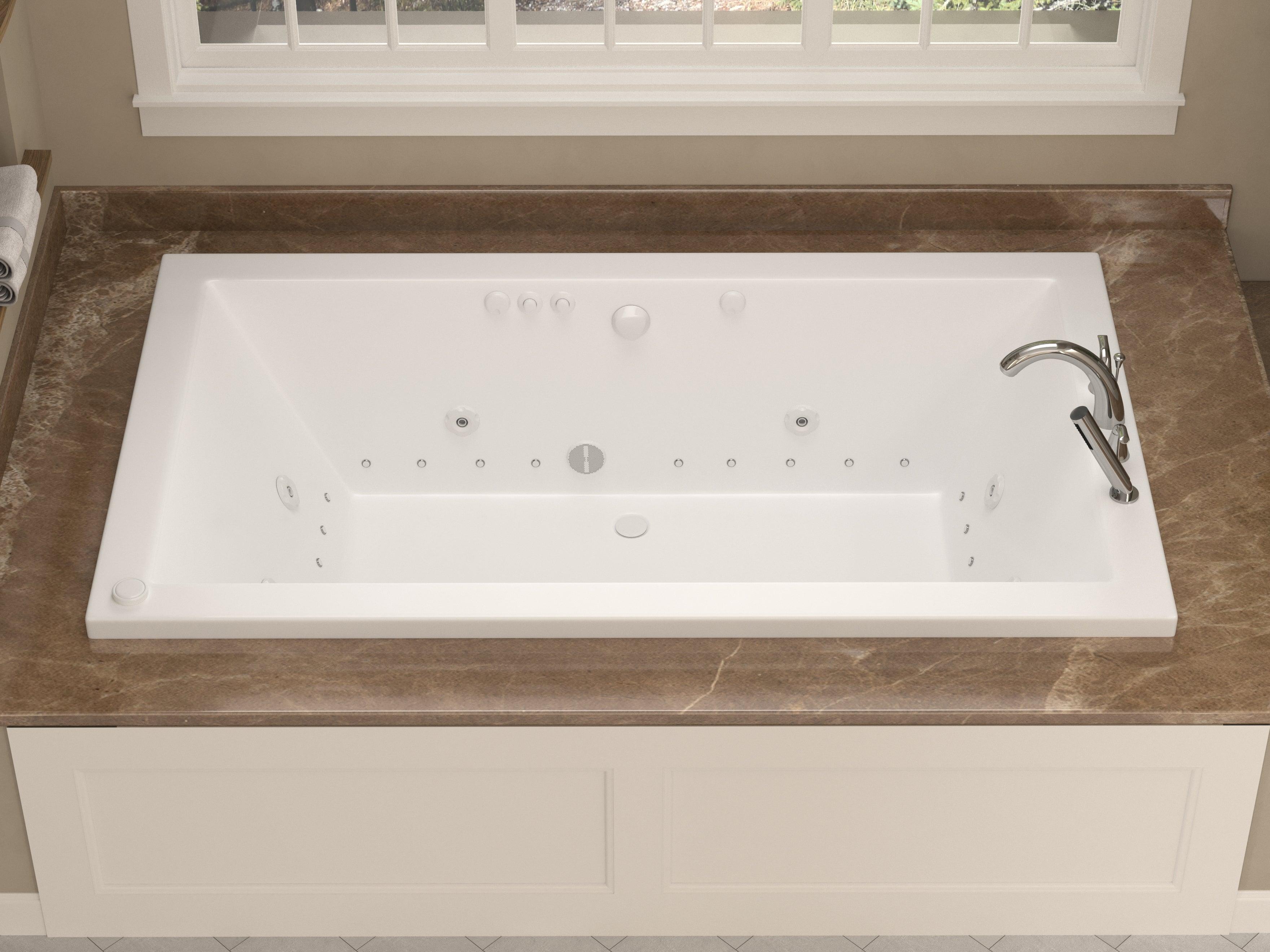 Atlantis Whirlpools Vogue 42 x 72 Rectangular Air & Whirlpool Jetted Bathtub