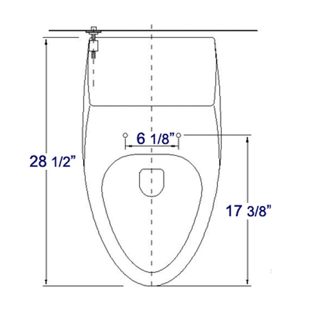 EAGO R-108SEAT Replacement Soft Closing Toilet Seat for TB108