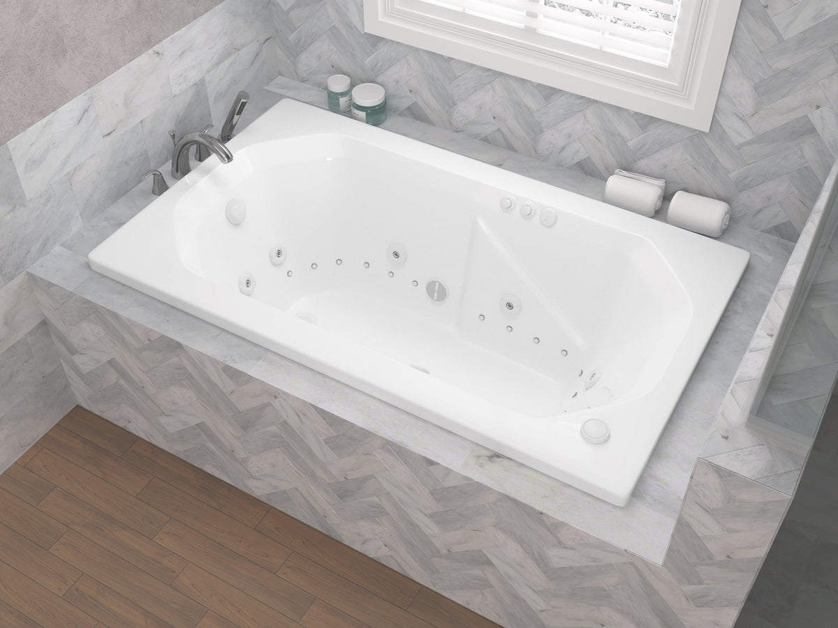 Atlantis Whirlpools Mirage 36 x 60 Rectangular Air & Whirlpool Jetted Bathtub