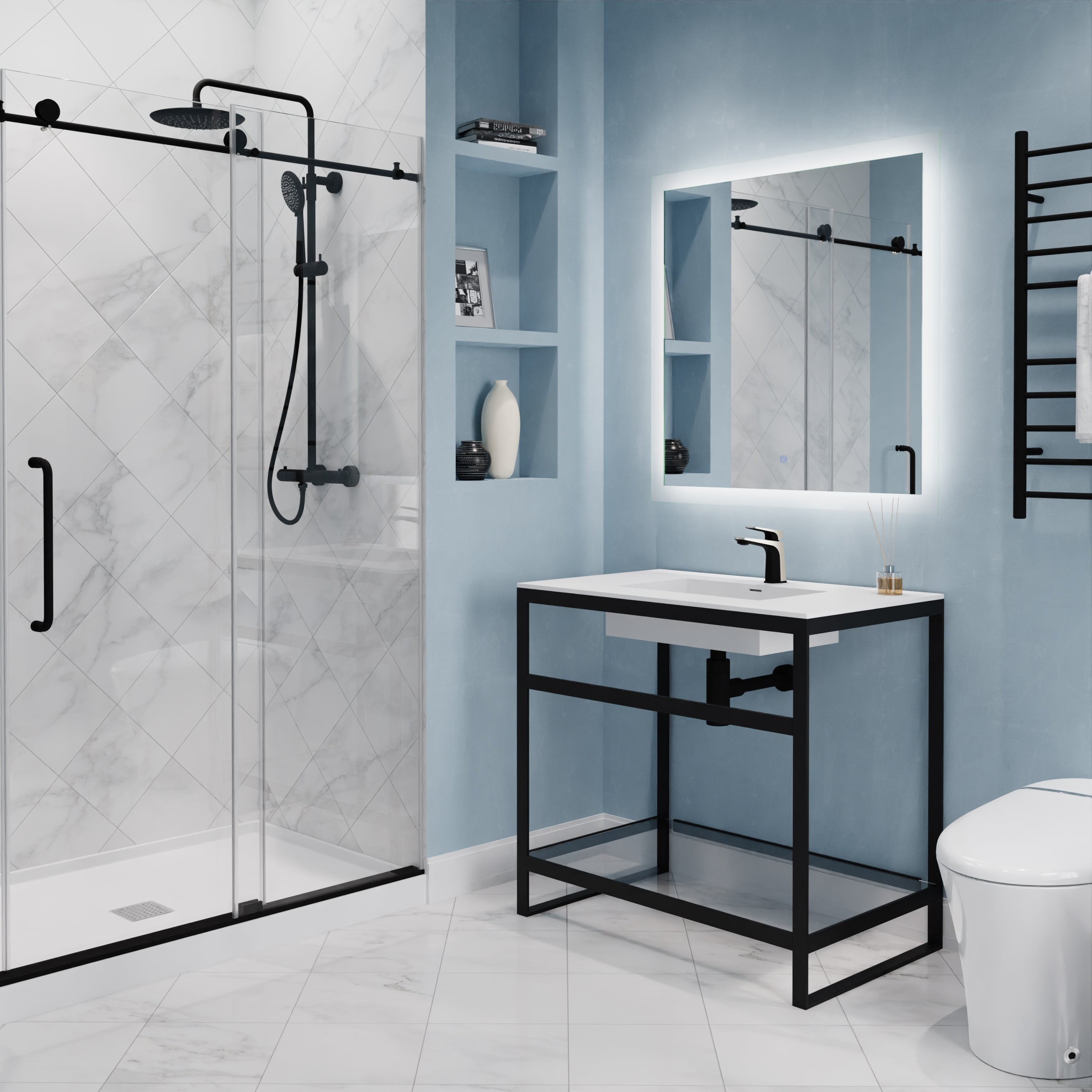 ANZZI Single Handle Single Hole Bathroom Faucet With Pop-up Drain