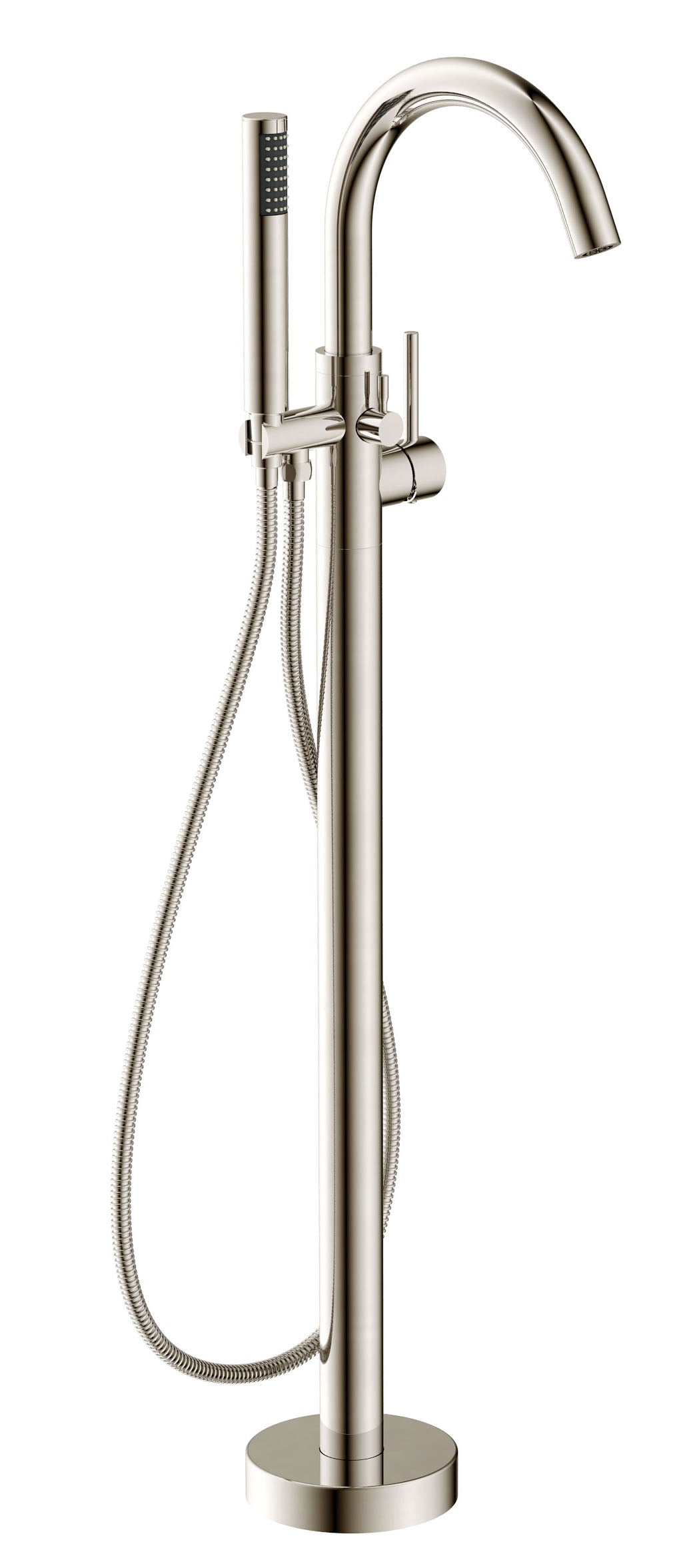 Coral Series 2-Handle Freestanding Claw Foot Tub Faucet with Hand Shower