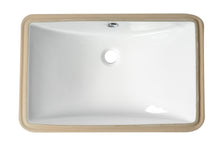 Load image into Gallery viewer, ALFI brand ABC603 White 24&quot; Rectangular Undermount Ceramic Sink