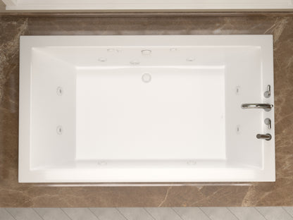 Atlantis Whirlpools Venetian 42 x 72 Rectangular Whirlpool Jetted Bathtub 4272VNCWL