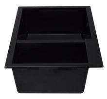 Load image into Gallery viewer, ALFI brand AB3319UM-BLA Black 34&quot; Double Bowl Undermount Granite Composite Kitchen Sink