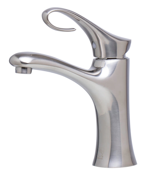 ALFI brand AB1295-BN Brushed Nickel Single Lever Bathroom Faucet