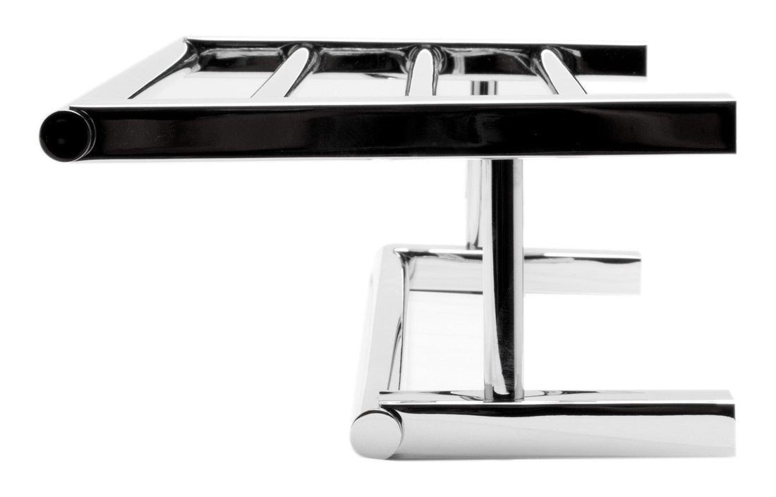 ALFI brand AB9564-PC Polished Chrome 26 inch Towel Bar & Shelf Bathroom Accessory