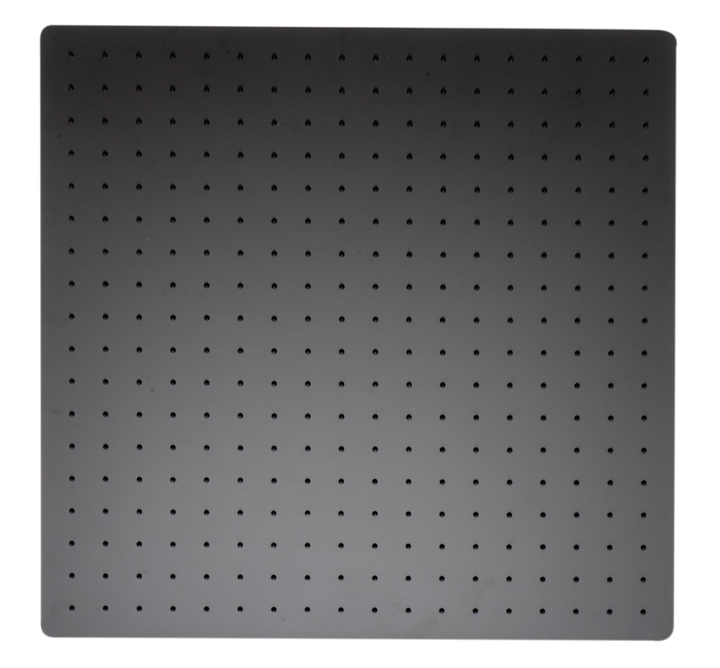 ALFI brand RAIN24S-BM Matte Black Stainless Steel 24" Square Ultra-Thin Rain Shower Head