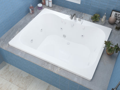 Atlantis Whirlpools Neptune 40 x 60 Rectangular Whirlpool Jetted Bathtub