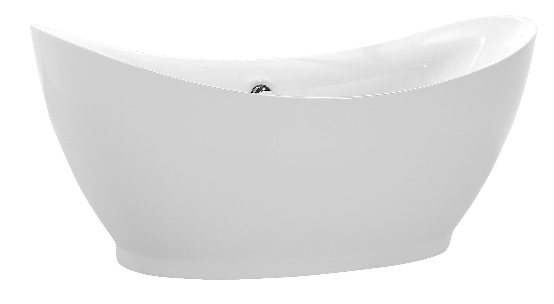 Reginald Series 5.67 ft. Freestanding Bathtub in White